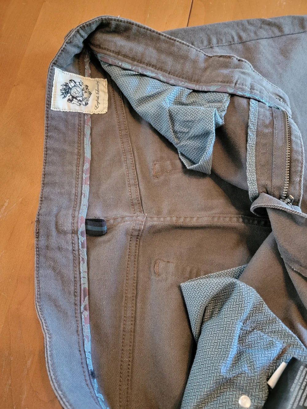 English Laundry Mens 5 Pocket Mid-Rise 365 Pant Grey 34x30